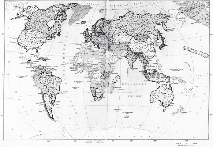 Районы распространения экотуризма в мире